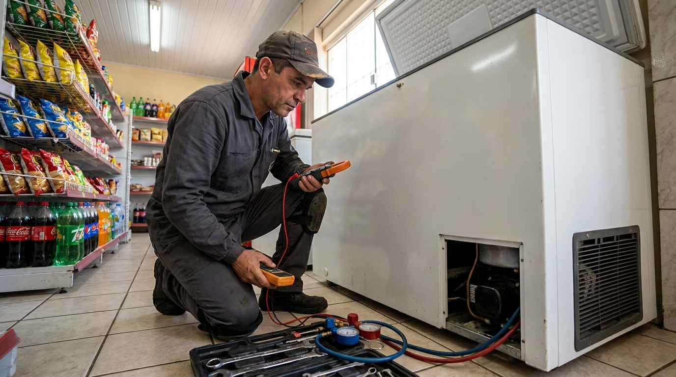 Recuperação de Refrigeração no Apicum, São Luís‑MA