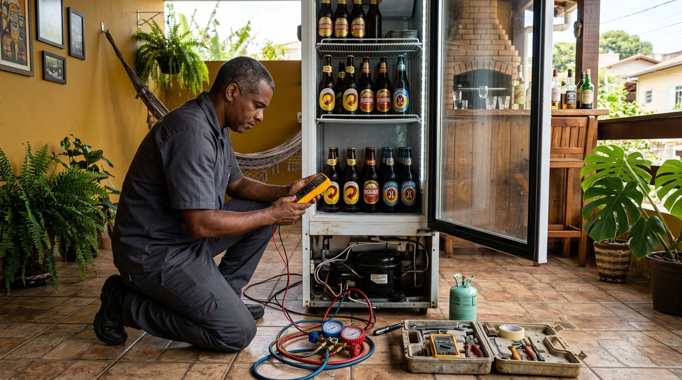 Reparo de Cervejeira Residencial no Cassaco, São Luís‑MA